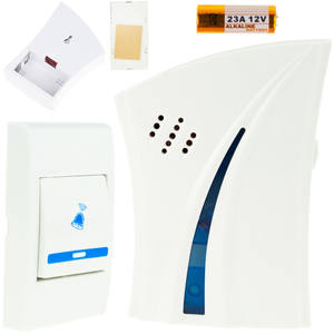 Timbre Inalámbrico Moderno AG18 con 26 Melodías, Alcance de 150M, Fuente de Alimentación por Batería y Enchufe para Apartamento, Casa u Hotel - Product Image 1