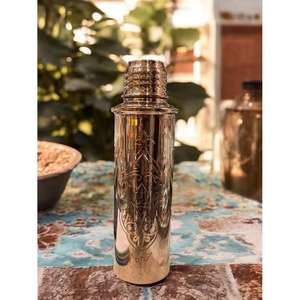 Bouteille d'eau de qualité supérieure Idées de cadeaux d'entreprise/article 100% Bouteille d'eau en cuivre personnalisée en cuivre Personnaliser l'impression et le logo - Product Image 4