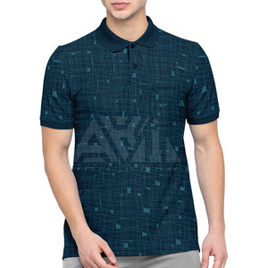 Camiseta Personalizada para Hombre, Tejida, Estampada, de Manga Corta, Algodón y Poliéster, Casual, Fabricante Mayorista OEM - Product Image 1