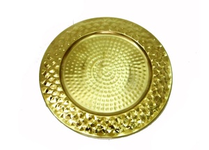 Plato de Cobre Puro de Lujo Ecológico con Diseño de Serigrafía para Servir Comida en el Hogar, Hoteles, Restaurantes, Fiestas y Eventos - Product Image 3