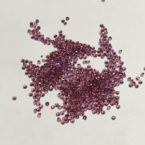 Rhodolite rose naturel à facettes lâches 1.30mm pierres précieuses rondes brillantes pour la fabrication de bijoux - Product Image 6