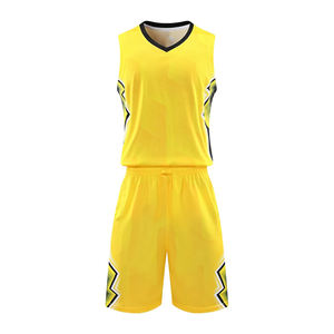 Ventes en gros d'uniformes de basket-ball pour hommes personnalisés et professionnels, ensembles de maillots respirants à séchage rapide, tailles plus grandes, vêtements de sport par sublimation - Product Image 6