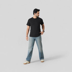 High Quality <b>Cool</b> 180 Grams Casual Knitted Cotton T-<b>Shirt</b> Wholesale Custom <b>Men's</b> with Pattern - Product Image 2