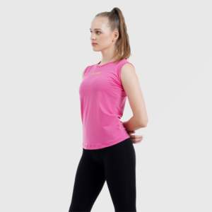 Camiseta sin mangas de tejido de punto color rosa té - Product Image 4