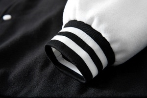 Venta al por mayor de calidad superior de moda suelta chaqueta universitaria Chenille parches Letterman Universidad Bomber béisbol chaquetas de los hombres baratos - Product Image 6