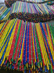 Bâton de vadrouille en bois de 120cm de long avec tête de balai en PVC pour le nettoyage et l'entretien ménager balais et pelles à poussière durables - Product Image 5