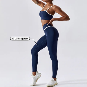 Vêtements de yoga de haute qualité vêtements d'entraînement vêtements de sport vêtements de fitness pour femmes ensembles de yoga 2 pièces - Product Image 1