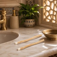Brosse à dents naturelle en miswak, brosse à dents en Salvadora Persica, brosse de nettoyage dentaire, emballée individuellement