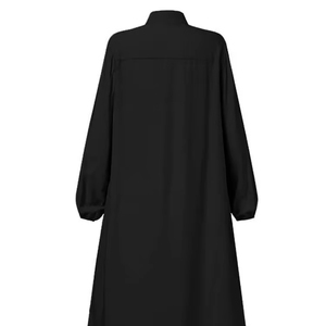 VigoAnne musulman Abaya solide fermeture éclair une pièce Robe de prière femmes à manches longues vêtements islamiques dame dubaï saoudien Robe turc - Product Image 3