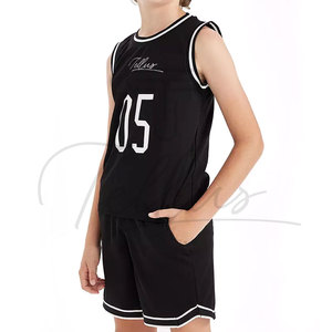 Uniformes de Baloncesto de Diseño OEM de Nuevo Estilo, Ropa de Baloncesto para Niños, Uniforme de Baloncesto Sublimado de Secado Rápido para Niños - Product Image 6