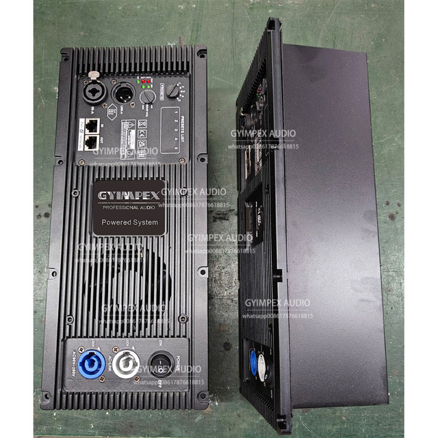 1 in 3 out 3 Channel Class D 600w +1200watt+1200watt Amplifier Module With Dsp ADI ADAU1452 96kHz for line array subwoofer