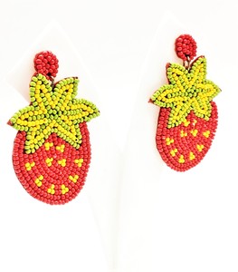 Pendientes colgantes hechos a mano con cuentas de 2024 para mujer, Pendientes colgantes de aro bohemios verdes, regalo de compromiso de boda, patrón Floral Funky - Product Image 4
