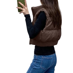 Best Quality Winter Padding Fancy <b>Women</b> Puffer <b>Jackets</b> Sleeveless Warm Winter <b>Women</b> Puffer <b>Jackets</b> - Product Image 5