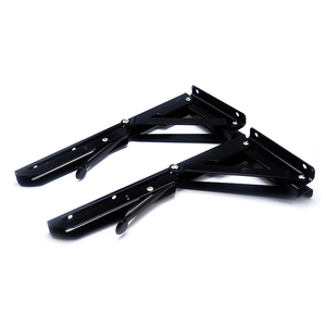 Đen sơn tĩnh điện sụp đổ khung tấm gắn đồ nội thất gấp cài đặt hiển thị đứng lắp ráp kệ bếp sửa chữa - Product Image 2