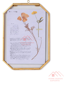 Marcos de Metal con Acabado Antiguo de Latón, Marcos de Vidrio Decorativos para Sala de Estar, Gran Venta - Product Image 4