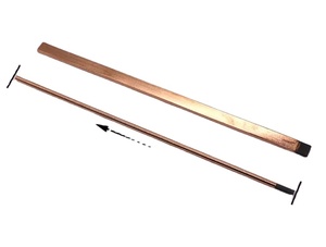 Bonne qualité Arc air DC cuivre enduit pointu <span class=keywords><strong>Graphite</strong></span> électrode carbone Arc gougeage tige pour le soudage - Product Image 4