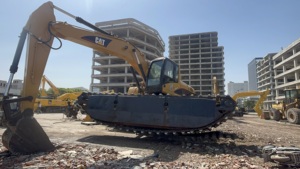 Used for 320C Crawler Excavator Floating Pontoon <b>Dredger</b> with High Digging Power Engine & Pump - Product Image 4
