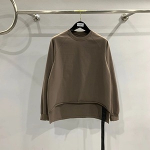 Sweatshirts à capuche tricotés respirants au design décontracté personnalisé Sweatshirts en coton biologique de qualité supérieure col rond surdimensionné Streetwear pour femme - Product Image 4