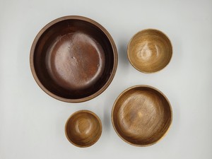 Bol en bois d'acacia de haute qualité D15H5 cm, écologique, minimaliste, Vietnam, Huhipro naturel pour le camping - Product Image 4