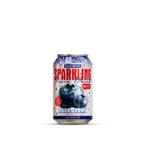 Refresco carbonatado con sabor a Blackberry más vendido, fabricante de refrescos carbonatados con sabor a frutas de 330ml, Etiqueta Privada - Product Image 2