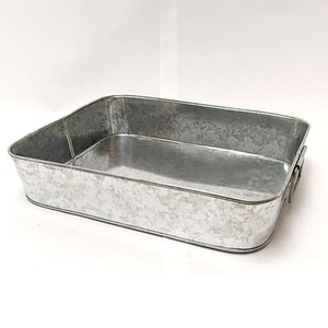 Mini juego de bandejas galvanizadas para porciones individuales que sirven presentaciones seguras de Amuse Bouche y comedor de estilo tapas - Product Image 3