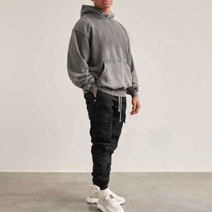 Sudadera recortada en blanco de gran tamaño con logotipo personalizado, ropa de calle de alta calidad, Sudadera con capucha, sudadera recortada boxy de algodón pesado - Product Image 4