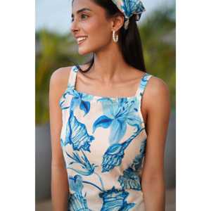 Cubierta de Traje de Baño Elegante con Diseño Único, Estilo Bandana, Marca Shell Spell - Product Image 1