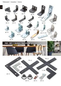 Fabriqué à Taiwan Support d'angle en acier pour meubles plats et durables de haute qualité - Product Image 2