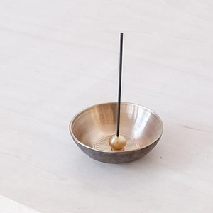 Metal <b>Cast</b> Aluminum White <b>Powder</b> Coated Incense Stick Holder - Product Image 3