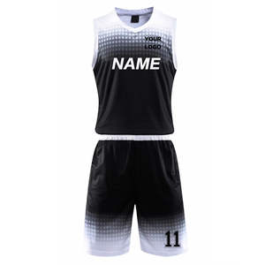 Ensembles de basketball 100 % polyester avec logo frontal uni pour adultes unisexes, personnalisables, légers et respirants - Product Image 5