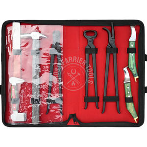 Couteau à sabots personnalisé pour maréchal-ferrant, détails de sculpture, marteau à sabots pour droitier, clincher, pince à tailler de 13 pouces, tire-chaussures, acier inoxydable - Product Image 2