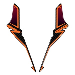 Para KTM 990 Duke 2024-2025 Compatible 3D Protectores de grito delantero Guardabarros de motocicleta Pegatinas 3D - Product Image 1