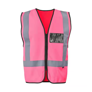New Hi-Vis Safety Vest <b>Reflective</b> <b>Tape</b> Worker Night Security Waistcoat Sale Bulk Manufacture Hi Vis Safety Vest - Product Image 6