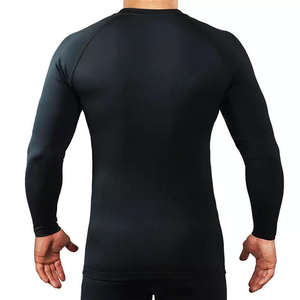 Chemises de compression personnalisées à manches longues, best-seller, imprimées sur mesure, séchage rapide, respirantes, en soie/coton, rashguard MMA, dernier style - Product Image 3