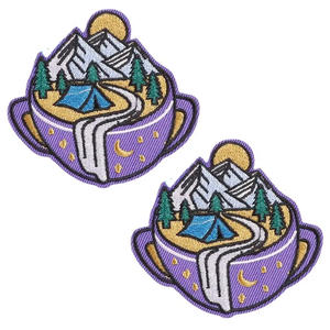 Nuevo estilo de moda de alta calidad bordado hierro en parches precio al por mayor personalizado hierro en parches de mezclilla para ropa - Product Image 3