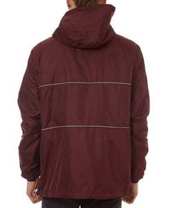 Veste de sport coupe-vent tendance pour homme, double fermeture éclair, coupe ample, surdimensionnée, couleur marron, veste coupe-vent décontractée - Product Image 2