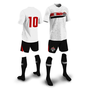 Kits d'uniformes d'équipe de ballon de football pour jeunes Maillots de sport respirants avec t-shirt imprimé - Product Image 4