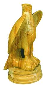 Statue d'aigle en marbre, sculpture décorative, figurine d'aigle en marbre sculpté pour la décoration intérieure de la maison, du bureau ou du jardin - Product Image 6