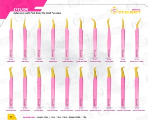 Pince à épiler professionnelle de haute précision préhension lisse tension équilibrée sans glisser les cils de ramassage - Product Image 6