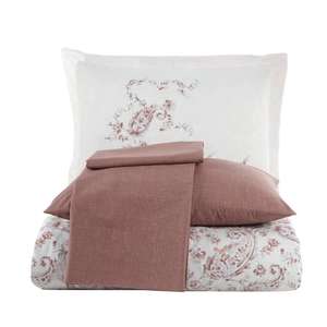 Calvina Brown Hobby Double Ranforce Ensemble de housse de couette Elegant Brown Calvina Collection pour le confort et le style - Product Image 2