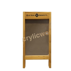 Cadre décoratif en bois, support de forme personnalisée, tableau noir en bois - Product Image 1