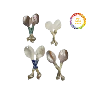 Cuillère à caviar en nacre de haute qualité de luxe cuillère à coquille perle café cuillère à dessert cuillère à café - Product Image 1