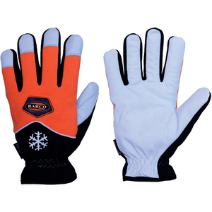Heavy Duty Winter Mechanic Work <b>Gloves</b> White 100% Leather <b>Touchscreen</b> Breathable Eco-Friendly Thermal - Product Image 4