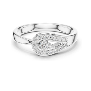 Bague pour femme en diamant de laboratoire 0,20 CT, clarté VVS-VS EF, or 18 carats, 14 carats, 10 carats et argent 925, or rose, or jaune, or blanc - Product Image 1