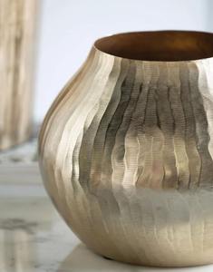 Modern Luxury <b>Gold</b> Hammered Iron Floor Flower <b>Vase</b> with Customizable Colors & Logo for Home & Hotel Decor by AMBAR EXPORTS - Product Image 6