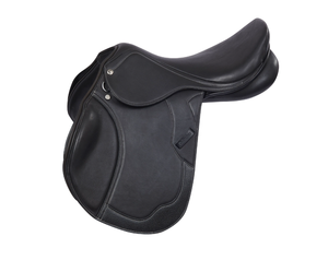 อานม้าหนังแท้สำหรับกระโดดข้ามเครื่องกีดขวาง พร้อมเบาะรองนั่งและที่รองเข่า มีบริการ OEM - Product Image 1