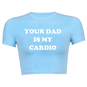 Camiseta recortada Sexy personalizada para mujer, camiseta Harajuku para bebé, camiseta de tela, decoración de bordado de estilo informal - Product Image 5