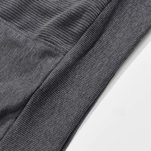 Sweat-shirt décontracté pour hommes Sweat-shirt de jogging en coton de couleur unie de qualité supérieure Sweat-shirt à séchage rapide à motif personnalisé pour hommes - Product Image 6