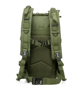 Custom Made Green and Black Tactical Molle Shoulder Backpack Factory Direct <b>Waterproof</b> Anti-theft Outdoor Camping & Hiking - Product Image 3