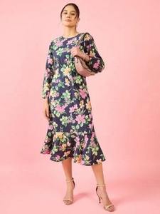 100% pur coton indien main bloc imprimé robe pour femmes imprimé fleuri robe confortable pour les fêtes et l'été porter Style Boho - Product Image 2